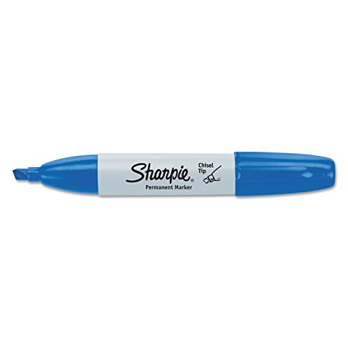 Sharpie 38203 Permanent Marker 5.3Mm Chisel Tip Blue Dozen