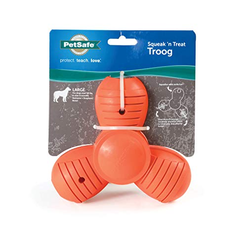 PetSafe Large Sportsmen Squeak 'N' Treat Troog Pet Chew Toy