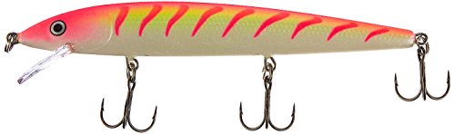 Rapala Husky Jerk 14 Pink Tiger UV Lure, Multi, One Size (HJ14PTU)