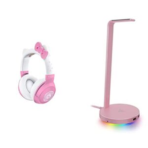 razer kraken bt headset hello kitty & friends edition base station v2 chroma quartz pink bundle