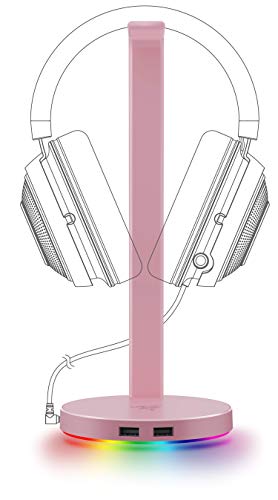 Razer Kraken BT Headset Hello Kitty & Friends Edition Base Station V2 Chroma Quartz Pink Bundle