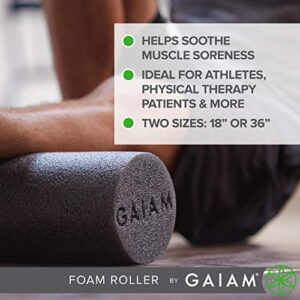 Gaiam 36-Inch Foam Roller