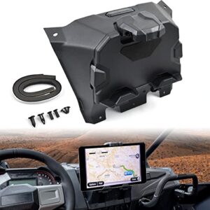 electronic device mounts with storage box organizer tray for rzr pro xp, sautvs electronic device phone tablet gps holder for polaris rzr pro xp/ xp4 2020-2023 rzr pro r/turbo r 2022 2023 accessories