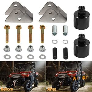 UTV 2'' TRUE CLEARANCE Full Lift Kit for Polaris Ranger 400/500/800 Crew Midsize 2010 2011 2012 2013 2014, 2'' Front and Rear Suspension for Polaris Ranger Lift Kit