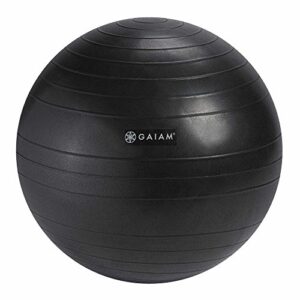 gaiam classic balance ball chair ball – extra 52cm balance ball for classic balance ball chairs, charcoal