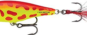 Rapala Popper Skitter Pop 2.8 inches (7 cm), 0.2 oz (7 g), Orange Frog of SP7-OF Lure