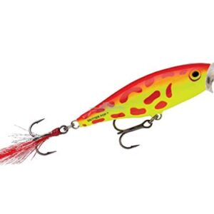 Rapala Popper Skitter Pop 2.8 inches (7 cm), 0.2 oz (7 g), Orange Frog of SP7-OF Lure