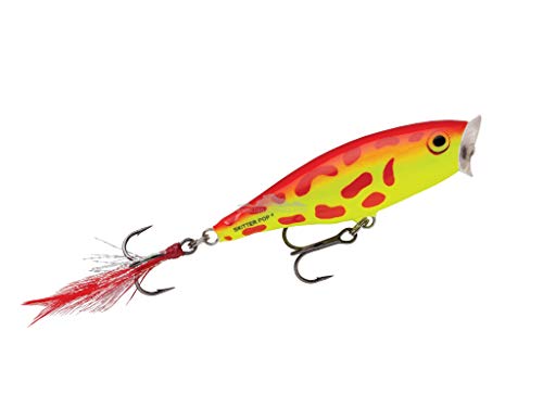 Rapala Popper Skitter Pop 2.8 inches (7 cm), 0.2 oz (7 g), Orange Frog of SP7-OF Lure