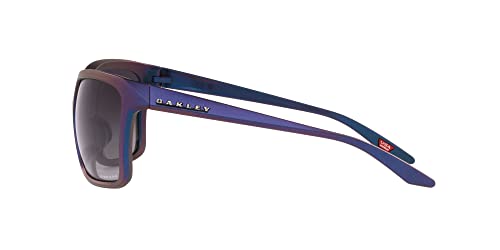 Oakley Women's OO9230 Wildrye Butterfly Sunglasses, Matte Cyan/Purple Colorshift/Prizm Grey Gradient, 61 mm