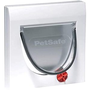 petsafe staywell 4 way locking classic cat flap, tunnel included, easy install, durable, pet door for cats