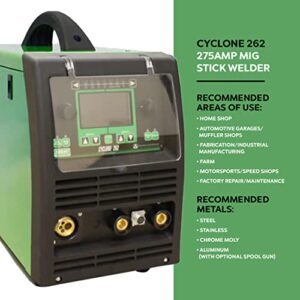 CYCLONE 262 275amp MIG STICK Welder 110v / 220v Dual Voltage