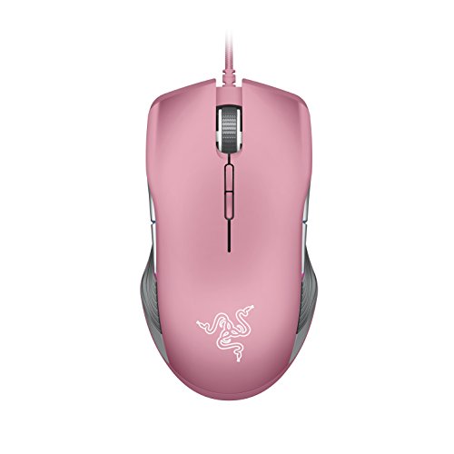 Razer Lancehead TE Ambidextrous Gaming Mouse: 16,000 DPI Optical Sensor - Chroma RGB Lighting - 8 Programmable Buttons - Mechanical Switches - Quartz Pink