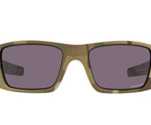 Oakley Men's OO9096 Fuel Cell Rectangular Sunglasses, Multi Camo/Prizm Grey, 60mm