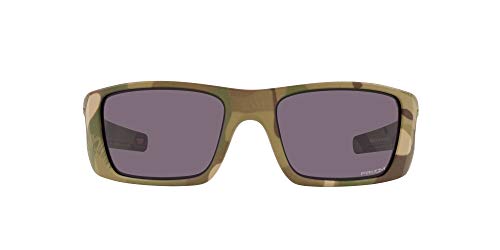 Oakley Men's OO9096 Fuel Cell Rectangular Sunglasses, Multi Camo/Prizm Grey, 60mm