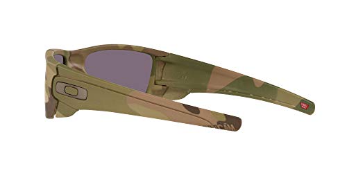 Oakley Men's OO9096 Fuel Cell Rectangular Sunglasses, Multi Camo/Prizm Grey, 60mm