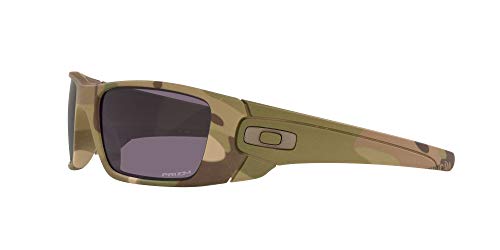 Oakley Men's OO9096 Fuel Cell Rectangular Sunglasses, Multi Camo/Prizm Grey, 60mm