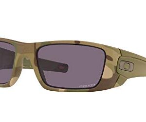 Oakley Men's OO9096 Fuel Cell Rectangular Sunglasses, Multi Camo/Prizm Grey, 60mm