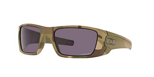 Oakley Men's OO9096 Fuel Cell Rectangular Sunglasses, Multi Camo/Prizm Grey, 60mm