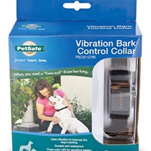 PetSafe Vibration Bark Control Collar,Black,Adjustable