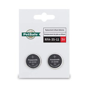 petsafe 3 volt replacement battery, 2 pack – compatible with petsafe 3v products such as pawz away receiver collar, teach & treat remote & deluxe anti-bark spray collar, cr2 lithium metal batteries