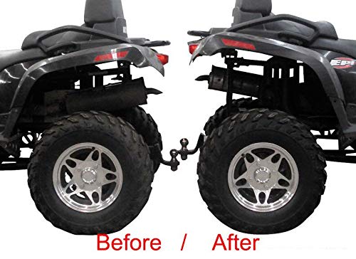 WSays UTV 2''-3'' Lift Kit Front Rear Suspension Full Lift Kit Asjustable Compatible with Polaris RZR S 800/4 800