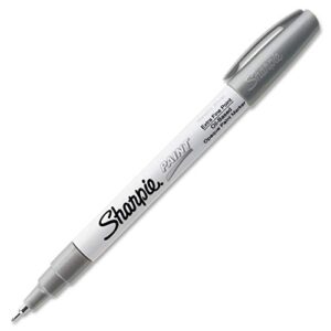 sharpie oil-based paint marker, extra fine point, silver ink, pack of 3-2 set