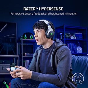 Razer Kaira Pro Dual Wireless Gaming Headset w/Haptics for Playstation 5 / PS5, PC, Mobile, PS4: HyperSense - Triforce 50mm Drivers - Detachable Mic - 2.4GHz and Bluetooth w/SmartSwitch - RGB Chroma