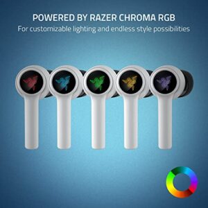 Razer Hammerhead HyperSpeed Wireless Multi-Platform Gaming Earbuds for Playstation 5 / PS5, PC, Mobile: ANC - Noise Cancelling Mic - Bluetooth 5.2 - RGB Chroma - 30 Hr Battery