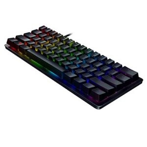 Razer Huntsman Mini (Purple Switch) - Compact Gaming Keyboard (Compact 60 Percent Keyboard with Clicky Opto-Mechanical Switches, PBT Keycaps, Detachable USB-C Cable) US Layout