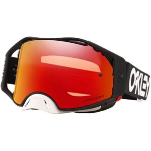 oakley airbrake mx men’s off-road motorcycle goggles – factory pilot black/prizm mx torch/one size