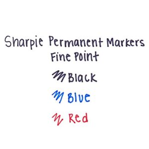 SHARPIE Permanent Markers, Fine Point