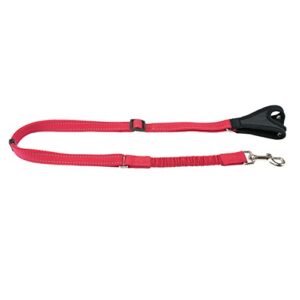 petsafe sport leash, durable nylon leash with unique padded hand wrap handle to help keep hands free for running or walking, for dogs up to 75 lb., red