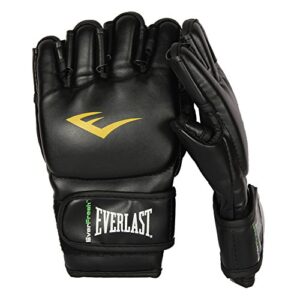 Everlast Mixed Martial Arts Grappling Gloves (Large/X-Large) , Black