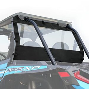 yonqifon utv rear windshield,back window compatible with polaris rzr 1000 xp, xp 4 1000