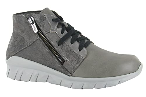 NAOT Women's Polaris High Top Sneaker Foggy Gray/Gray Marble 40