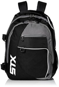 stx lacrosse as bpsd bk/xx sidewinder lacrosse backpack, black