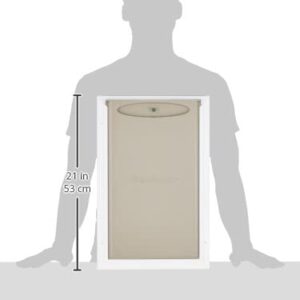 PetSafe, Staywell, Aluminium Pet Door, Solid Design, Easy Install, for Pets Up to 45 kg - (Large),White