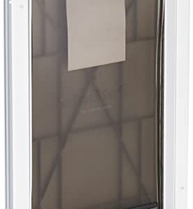 PetSafe, Staywell, Aluminium Pet Door, Solid Design, Easy Install, for Pets Up to 45 kg - (Large),White