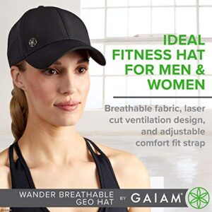 Gaiam Running Hat - Wander Geo Breathable,Blush