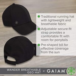 Gaiam Running Hat - Wander Geo Breathable,Blush