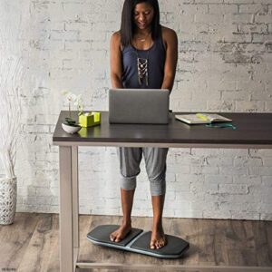 Gaiam Evolve Balance Board for Standing Desk - Stability Rocker Wobble Board for Constant Movement to Increase Focus, Alternative to Standing Desk Anti-Fatigue Mat