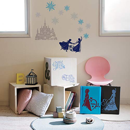 Brother ScanNCut Disney Frozen HomeDeco Pattern Collection 1 CADSNP04, 27 Designs with Olaf, Elsa, Anna & More, Vinyl Wall Art, Iron-on Transfers for Clothing, DIY Stencil Templates, Party Decorations