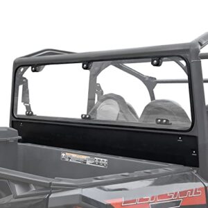 sautvs rear windshield for polaris general xp 4 1000, rear full windshield rear lock panel kit for polaris general 1000/4 1000 / xp 1000 / xp 4 1000 2016-2022 accessories, replace #2881112