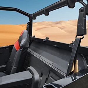 SAUTVS Rear Windshield for Polaris General XP 4 1000, Rear Full Windshield Rear Lock Panel Kit for Polaris General 1000/4 1000 / XP 1000 / XP 4 1000 2016-2022 Accessories, Replace #2881112