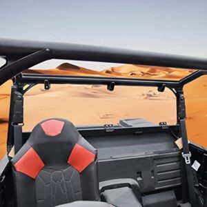 SAUTVS Rear Windshield for Polaris General XP 4 1000, Rear Full Windshield Rear Lock Panel Kit for Polaris General 1000/4 1000 / XP 1000 / XP 4 1000 2016-2022 Accessories, Replace #2881112