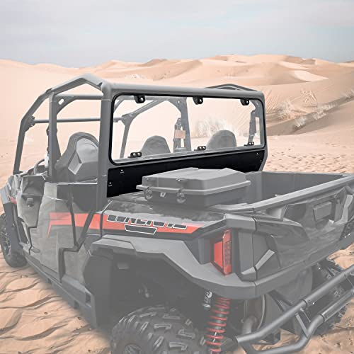 SAUTVS Rear Windshield for Polaris General XP 4 1000, Rear Full Windshield Rear Lock Panel Kit for Polaris General 1000/4 1000 / XP 1000 / XP 4 1000 2016-2022 Accessories, Replace #2881112