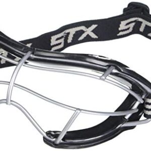 STX Lacrosse 4Sight+ S Adult Goggle Silicone, Black