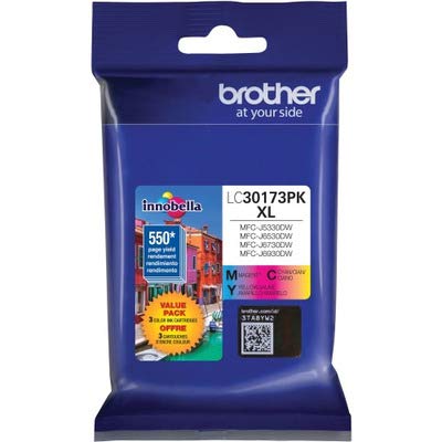 BRTLC30173PK - Brother LC30173PK Printer Original Ink Cartridge - Cyan, Magenta, Yellow