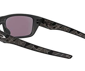 Oakley Men's OO9367 Drop Point Rectangular Sunglasses, Matte Black/Prizm Jade Polarized, 61 mm