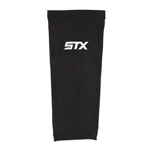 stx field hockey rash guard sock, black
